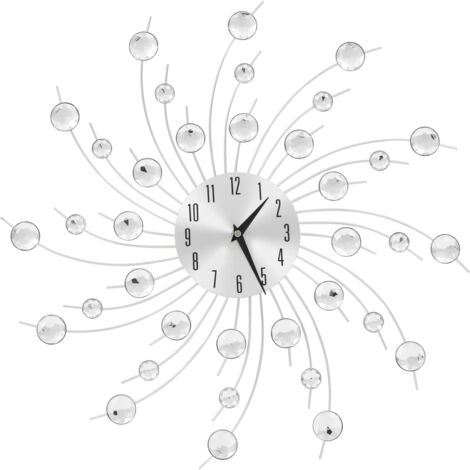 vidaXL Horloge Murale avec Mouvement à Quartz Design Moderne 50 cm Multicolore