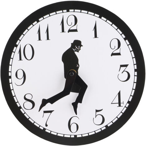 Horloge Murale Comédie: Horloge Décorative Silencieuse Design Acrylique 10 Pouces Parfait pour Bureau et Maison