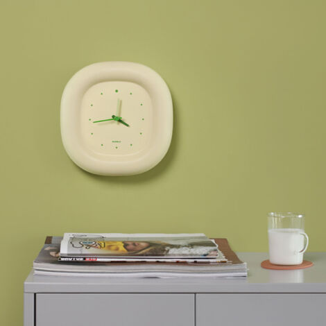 Horloge Murale Cute Simple Lovely En ABS Solide Multifonction pour Enfants - 323g, Modèle Bubble, Coloris Vivids, Pour Bureau et Chambre, En Suspension ou Sur Pied