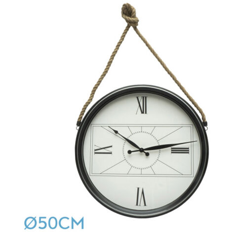 Horloge murale de zaman black 50d/sword hands