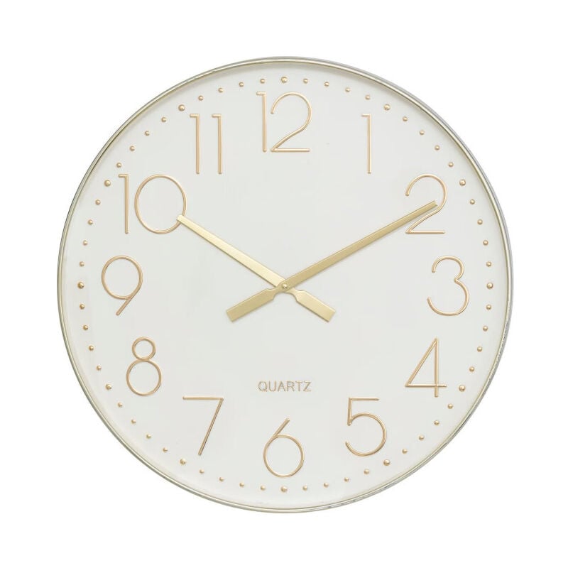 Horloge Murale Design 'Laure' 50cm Doré