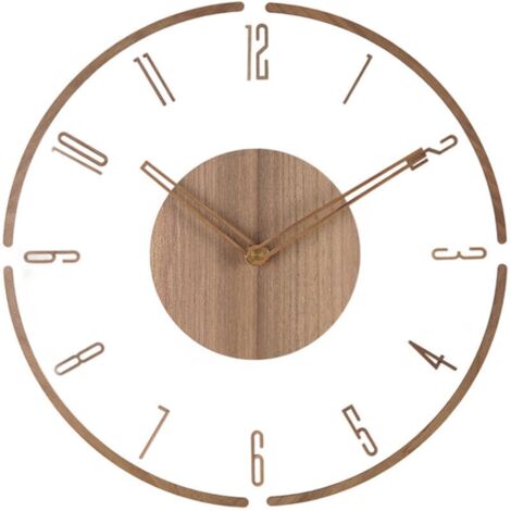 Horloge Murale Design "Tasse de Café" - Grande Taille pour Décoration de Maison, Bureau, Cuisine, Salle de Classe - Mouvement Classique