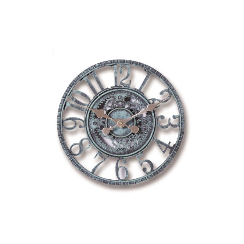 SNQ - Horloge Murale d'extérieur, 30cm étanche Horloge de Jardin, horloges de décor rétro pour la Maison la Cuisine Le salon - non silencieuses