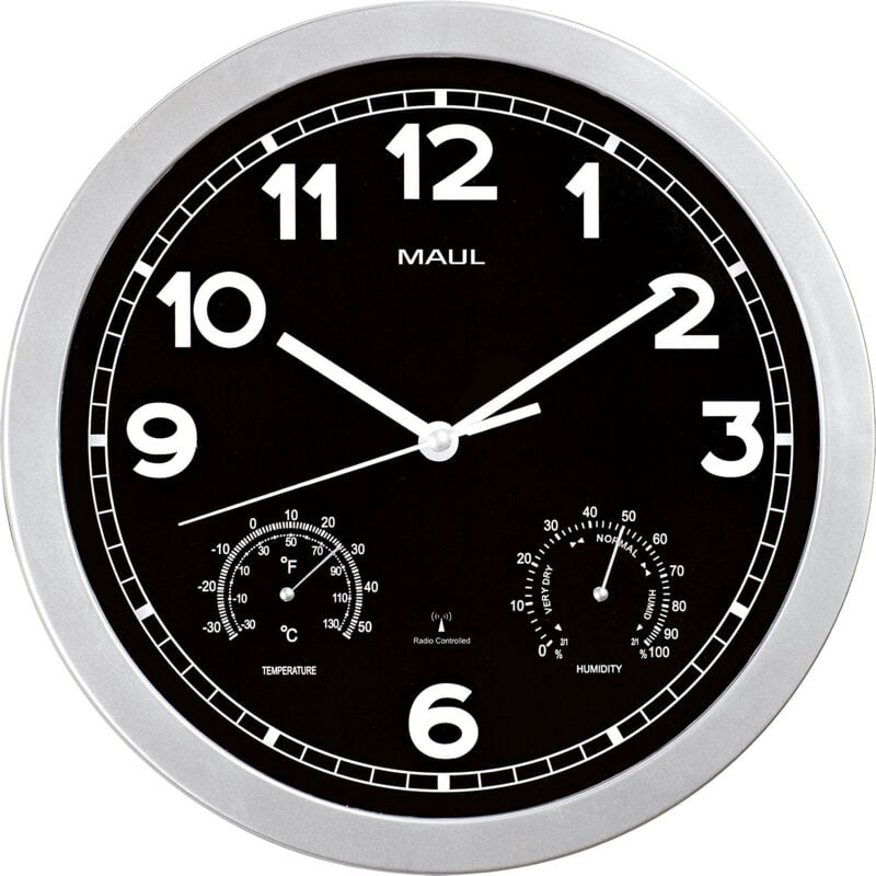 Maul - Horloge murale drive ø 300 mm en plastique cadre