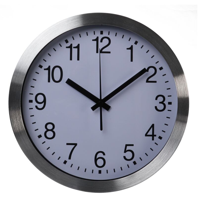 Perel - horloge murale en aluminium - Ø30CM velleman WC101