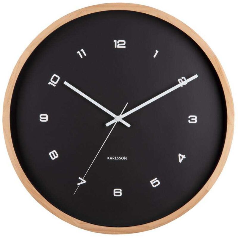 Horloge murale en bois Modesta