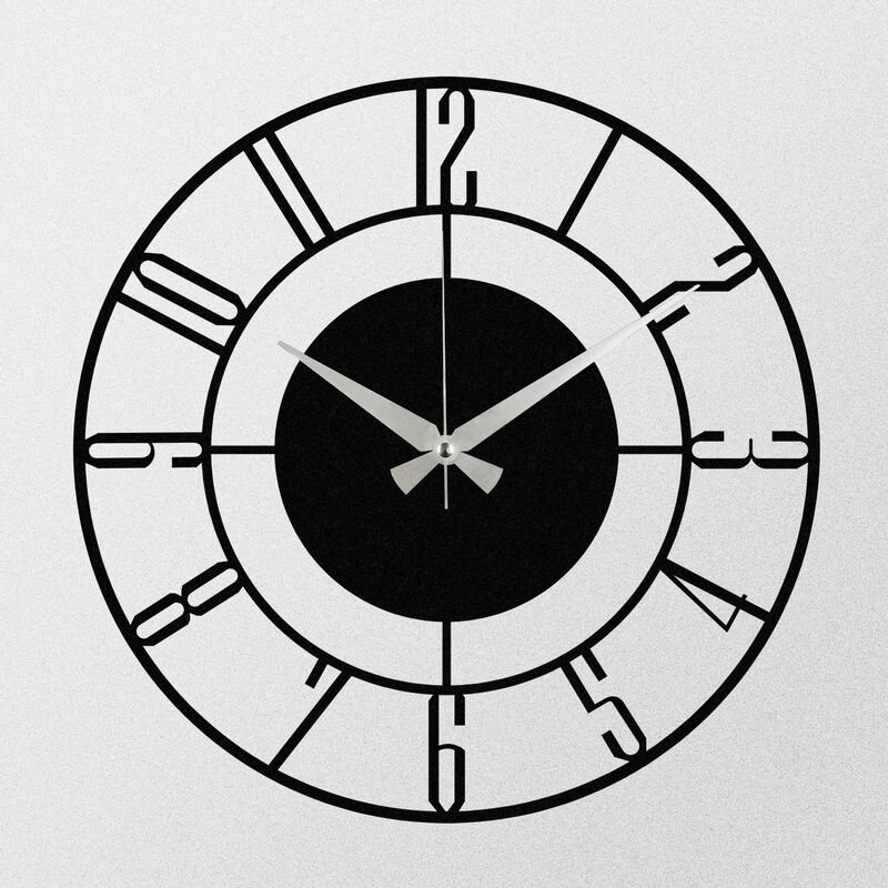 Horloge murale décorative Basic metal