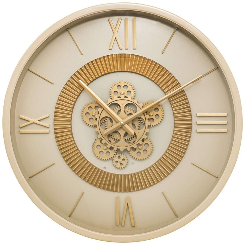 Horloge murale en métal VINTAGE