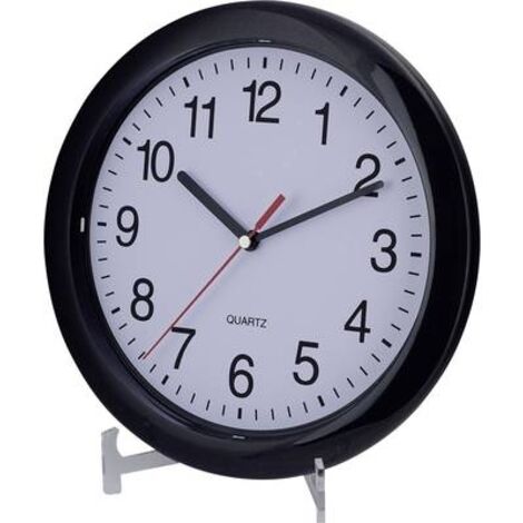 Horloge murale EUROTIME 22221 à quartz 25 cm noir X17902