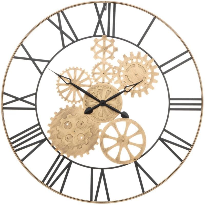 Atmosphera - Horloge murale grande taille Isea, mouvement visible, ø 90 cm