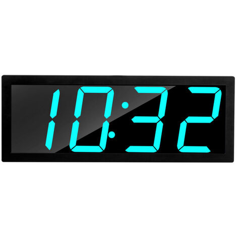 Horloge murale intelligente grand écran Contrôle de l'APP Affichage de l'heure/date/température intérieure Affichage 100 couleurs en option Commande vocale et enregistrement et fonction de compte à rebours 3 niveaux de réglage de luminosité