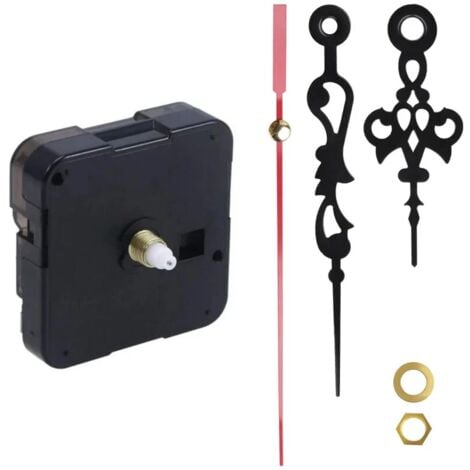 READCLY Horloge murale mécanisme de mouvement à piles accessoire d'horloge avec pointeur pour bricolage horloge réparation pièce remplacement
