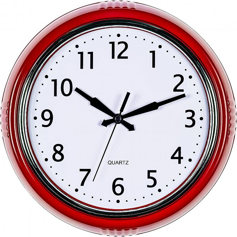 Horloge murale minimaliste avec cadran en aluminium, usage domestique silencieux