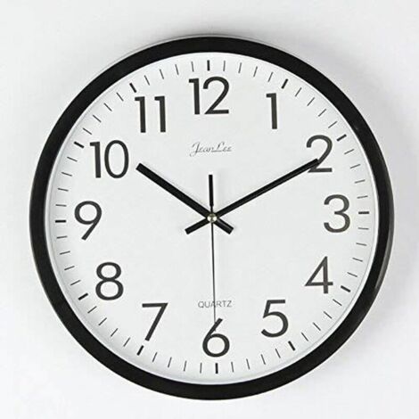Horloge Murale Moderne Design intemporel avec cadran Ultra-transparent circulaire Super Silencieuse Horloge Salon25cm/10"