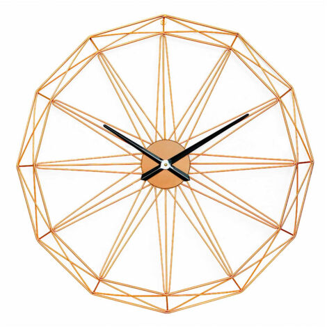 Horloge murale moderne or Ø80cm Thinia Home