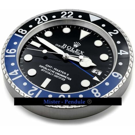 THSINDE Horloge murale rolex GMT-MASTER Batman Bleu et Noir