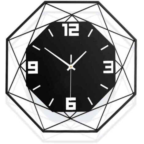 Horloge Murale Silencieuse 30cm Design 3D - avec Pendule Décorative - Modèle Original