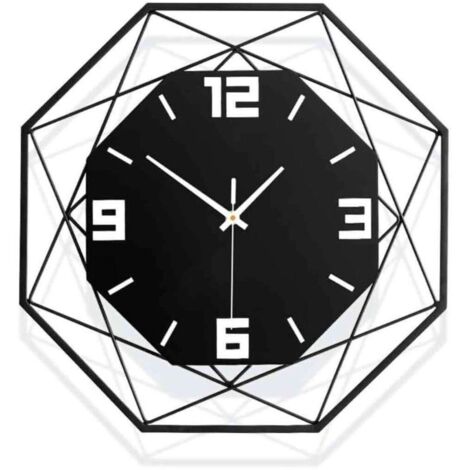 Horloge Murale Silencieuse 30cm Design 3D - avec Pendule Décorative - Modèle Original