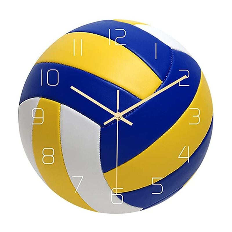 Horloge murale silencieuse en acrylique de 12 pouces pour chambre à coucher, salon, réveil, cadeau d'anniversaire ou de Noël