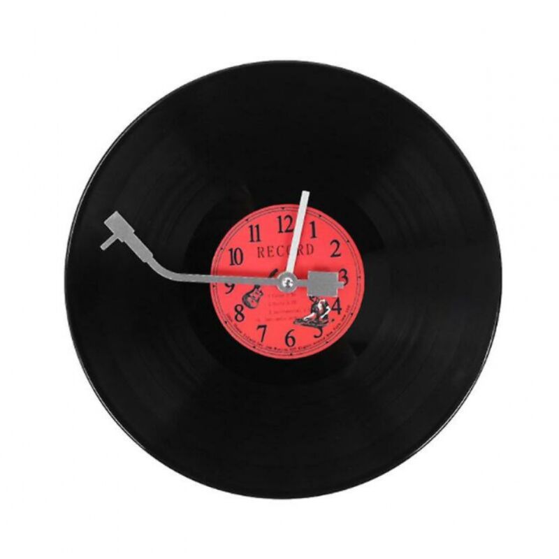 Horloge murale Ultra-silencieuse Horloge Vinyle Record Personnalité Horloge Murale Café Horloge Murale