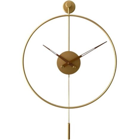 Horloge Murale,Pendule Murales Silencieuse Horloge Moderne Decorative pour Cuisine Chambre Salon Bureau - 50cm