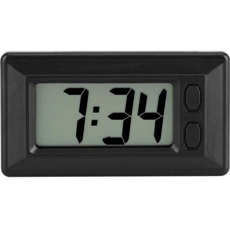 Horloge numérique tableau de bord de voiture numérique LCD Horloge électronique Date Heure Affichage du calendrier