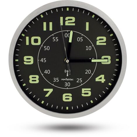 Horloge phosphorescente radio-pilotée