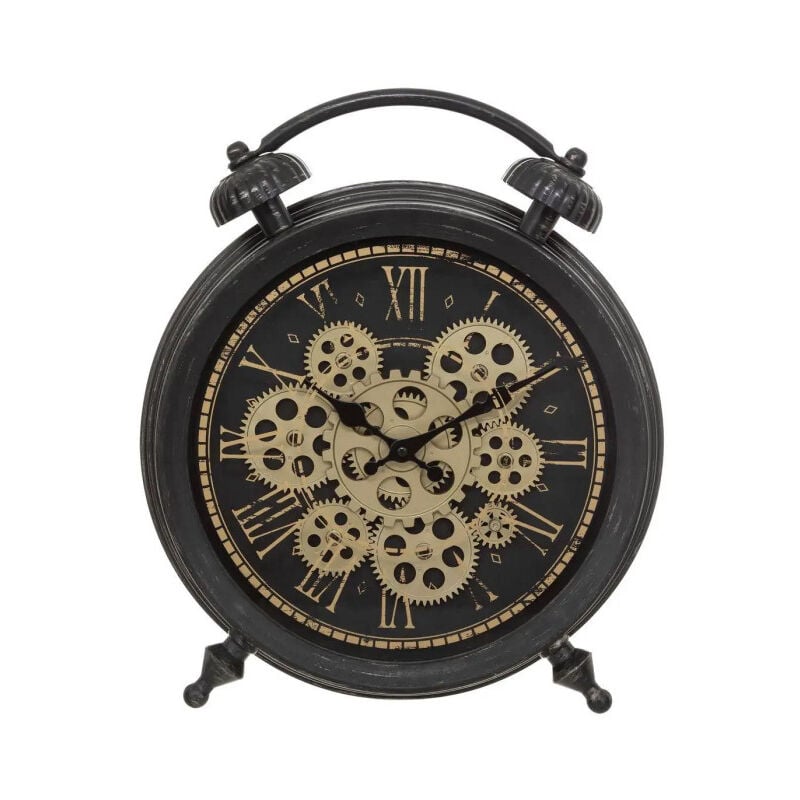 Atmosphera - Horloge à Poser Vintage 'Mécanique' 41cm Noir