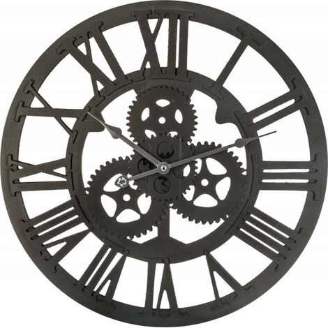 Horloge ronde "mécanisme" 45 cm atmosphera - motifs