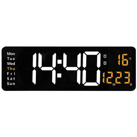 Horloge Suspendue Montre Numérique Intelligente Avec Télécommande B