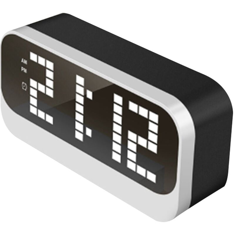Tlily - Horloges de Bureau éLectroniques de Table de Montre de RéVeil de Bureau Intelligent de led avec le Grand Affichage NuméRique de Calendrier de