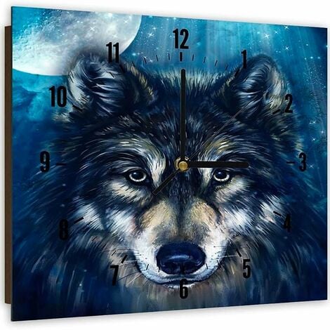 Horloges Murales le loup 3