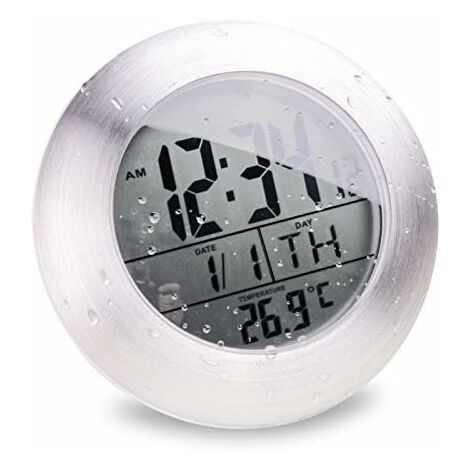 Mini Horloge étanche à Ventouse, , Horloges spécialisées Horloges étanches  pour Salle de Bain Horloge de Douche