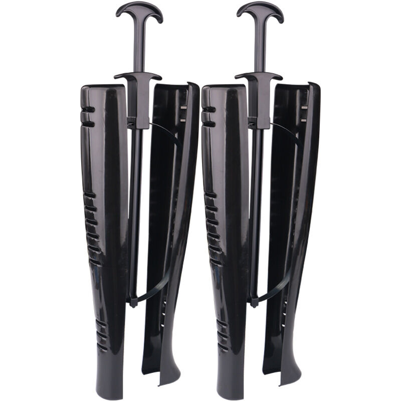 Hormas para botas de 2 piezas, 31 cm con mango, color negro