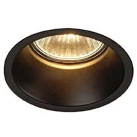 HORN GU10 encastré rond noir mat max. 50W (112910)