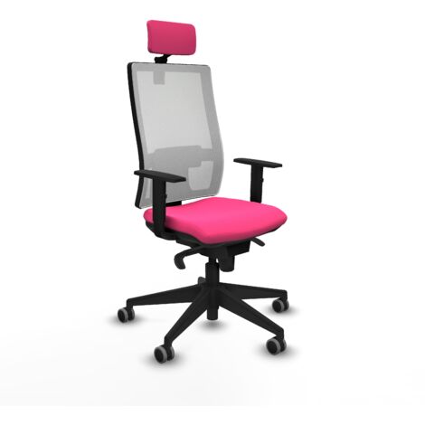 Horna sincro malla blanca similpiel rosa brazos 1D base piramidal cabecero 2D ruedas 65mm engomadas