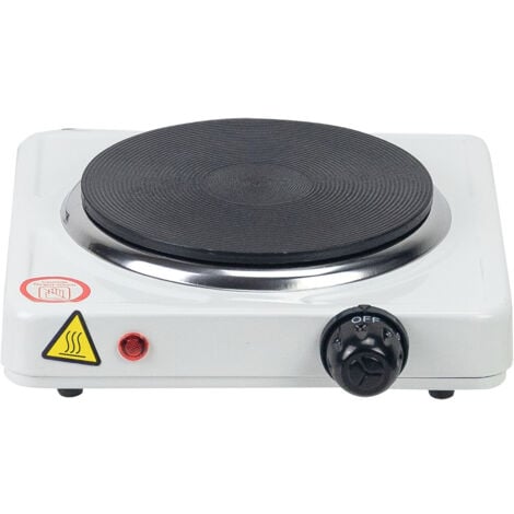 7H SEVEN HOUSE Hornillo Eléctrico Portátil 1 Fogón 1000W Firex 7house