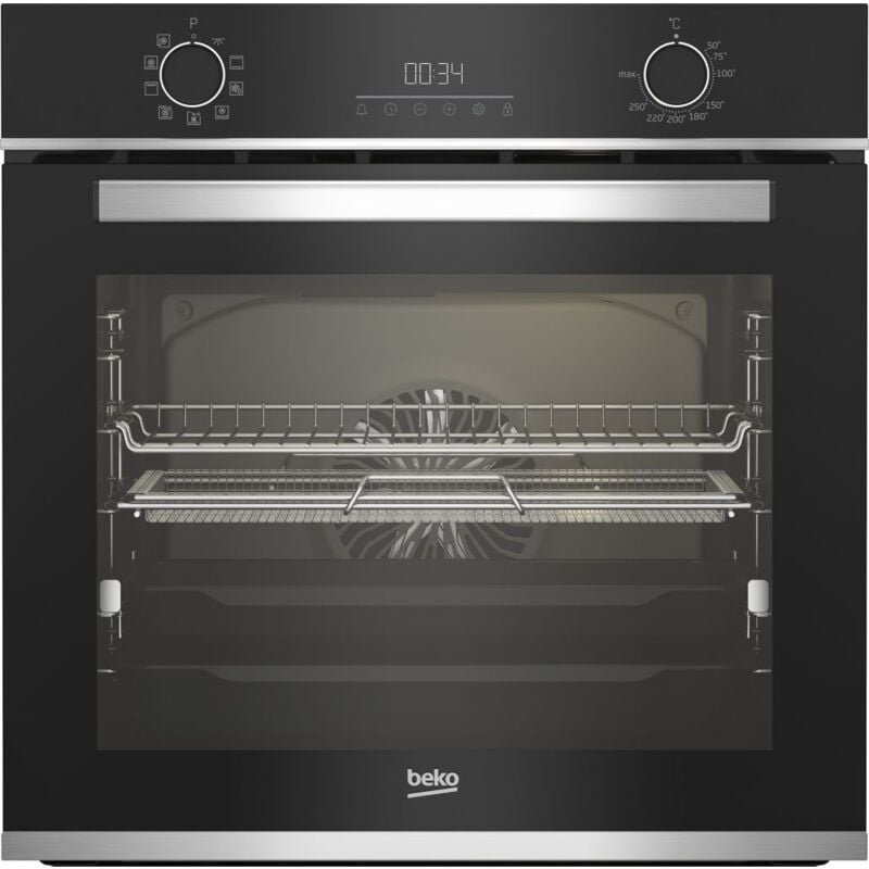 Horno Multifunción 60cm BEKO BBIMA13300XS 72L Limpieza Hidrólisis