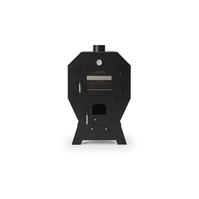 

Prensastove.com - HORNO DE LEÑA 13,9KW GRANDE VISTO CON CUBIERTA AISLANTE