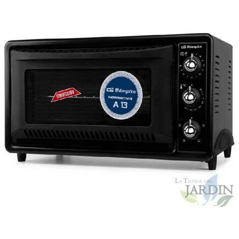 HORNO SOBREMESA ORBEGOZO HO392 39/L 1450/W NEGRO/RUSTICO