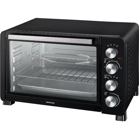 Horno Pirolítico encastrable 60 L 6 Funciones Negro AMSTA AMFEMP60B