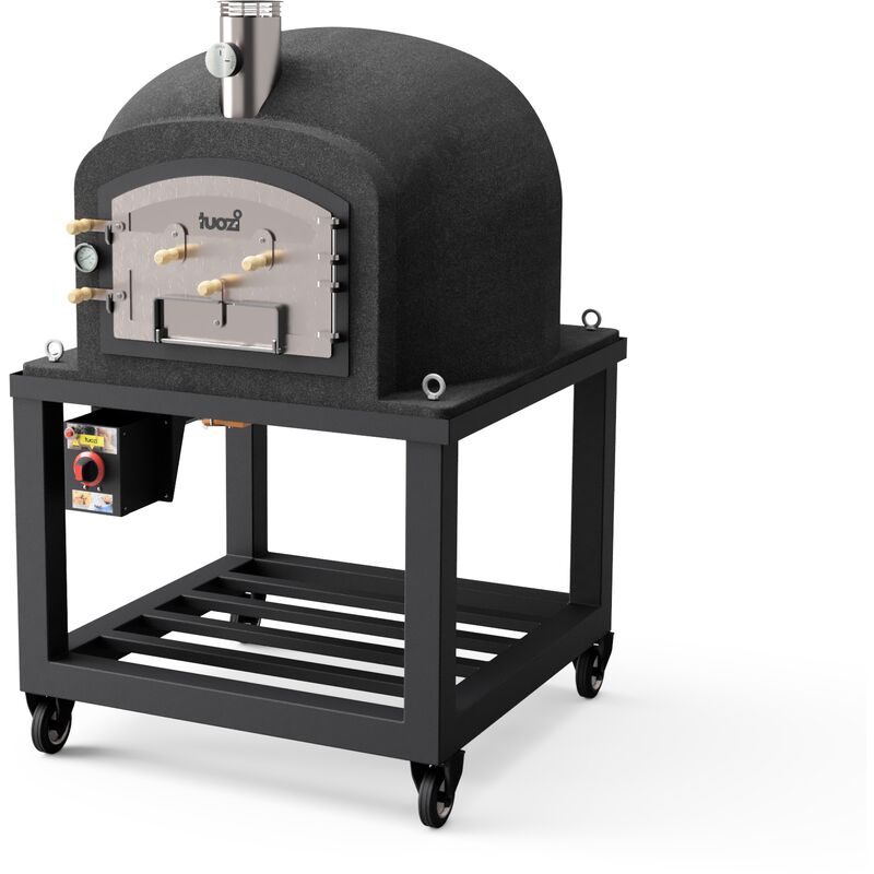 

HORNO KITAWAY 120 NEGRO Exclusive Pack (Horno Gás+base+Quemador) - Tuozi