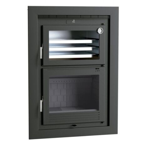 Horno Leña Insertable FM - Interior Fundición - Modelo HLI-100 F
