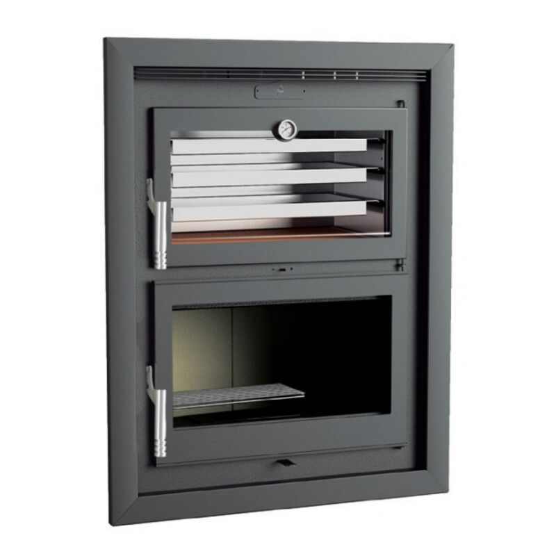 

Fm Biomasa - Horno Leña Insertable FM - Interior Vermiculita - Modelo HLI-200