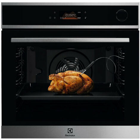 Horno multifunción integrado 72l 60cm pirólisis acero inoxidable - EOC8P29X - Electrolux -