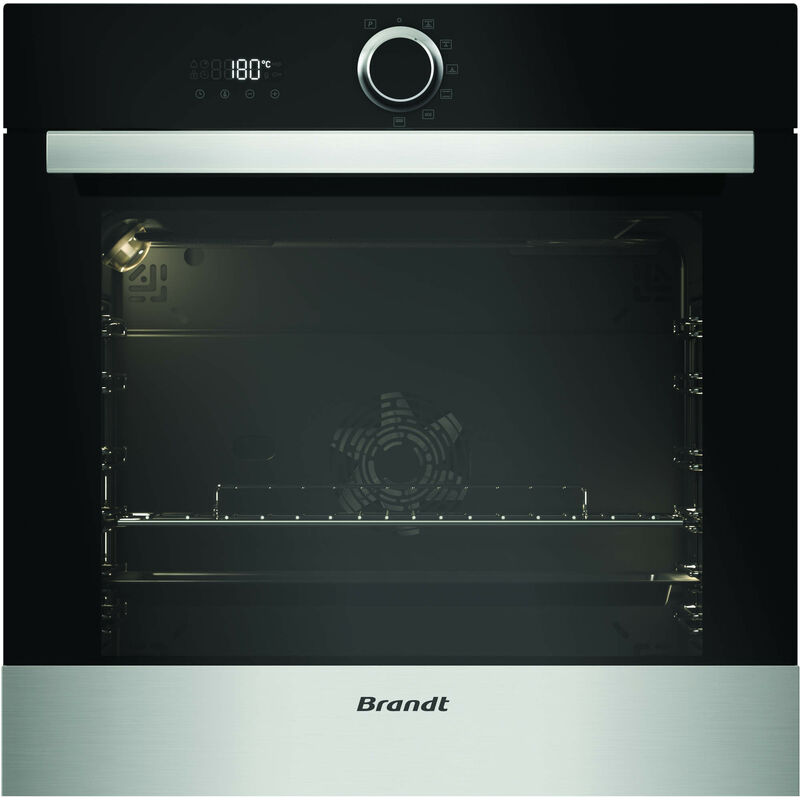 Brandt - Horno multifunción integrado 73l 60cm con pirólisis de acero inoxidable - bxp5471x