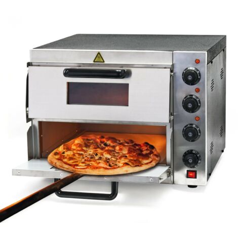 Horno para pizza 3000 vatios 2 etapas acero refinado piedra para pizza refractaria para alimentos 160002440