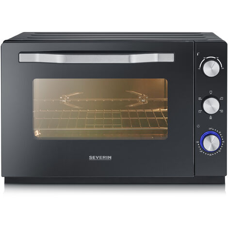 Horno tostador XXL Severin TO 2073 - 2200 W 60 L. Negro - Negro