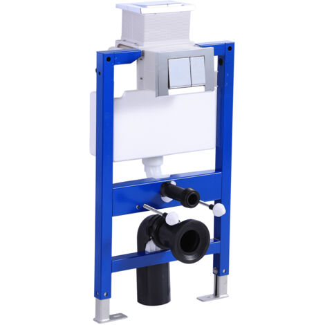 Horow – Bâti-support WC suspendu 82cm – Capacité 400kg – Isolé contre condensation – Installation rapide dans cloisons – Plaque de déclenchement incluse