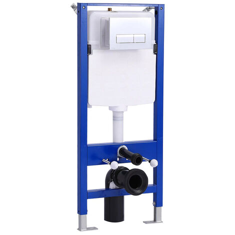 Horow – Bâti-support WC suspendu isolé condensation jusqu'à 400kg – Dimensions 1140x500x100mm – Plaque de déclenchement incluse